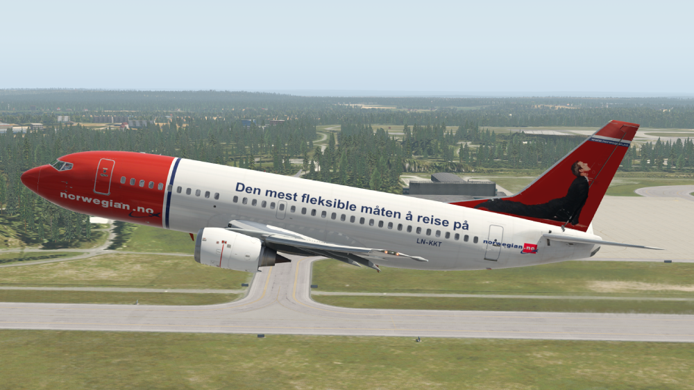 Virtual Norwegian Boeing 737-300 (historic)